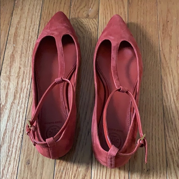 tory burch ashton t-strap flat - Picture 5 of 7